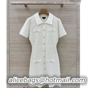 Market Sells Chanel Tweed and Sequins Dress CH031107 White 2026