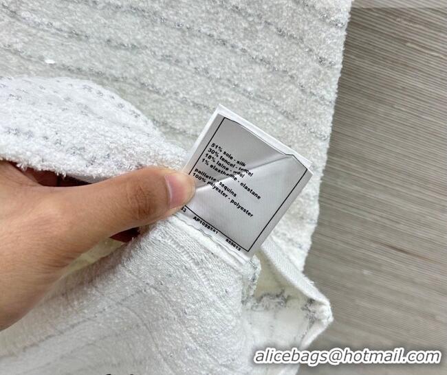 Market Sells Chanel Tweed and Sequins Dress CH031107 White 2026