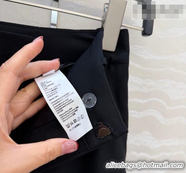 Trendy Design Loewe Wool Blend Skirt LW031101 Black 2026