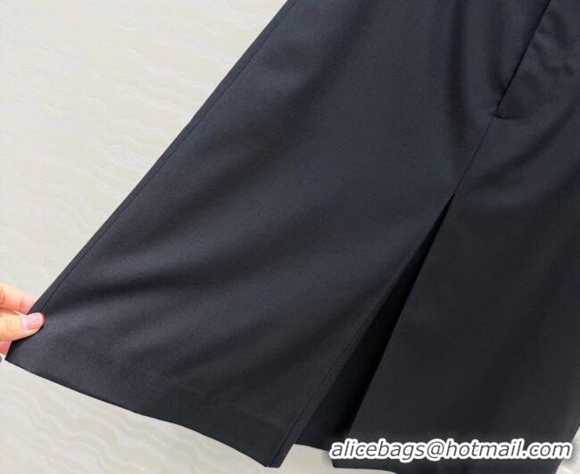 Trendy Design Loewe Wool Blend Skirt LW031101 Black 2026