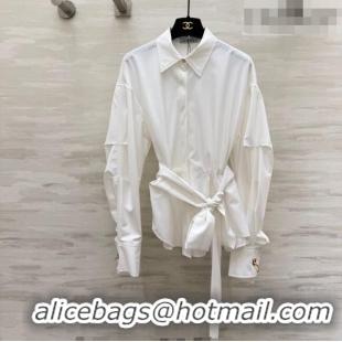 Good Taste Loewe Ring Charm Shirt LW031102 White 2026