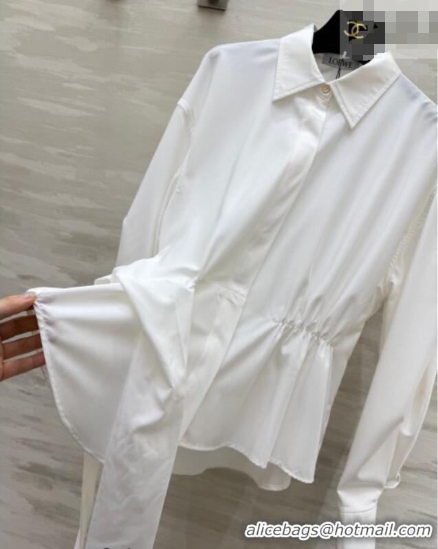 Good Taste Loewe Ring Charm Shirt LW031102 White 2026