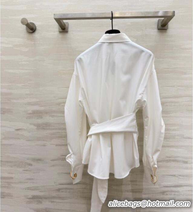 Good Taste Loewe Ring Charm Shirt LW031102 White 2026