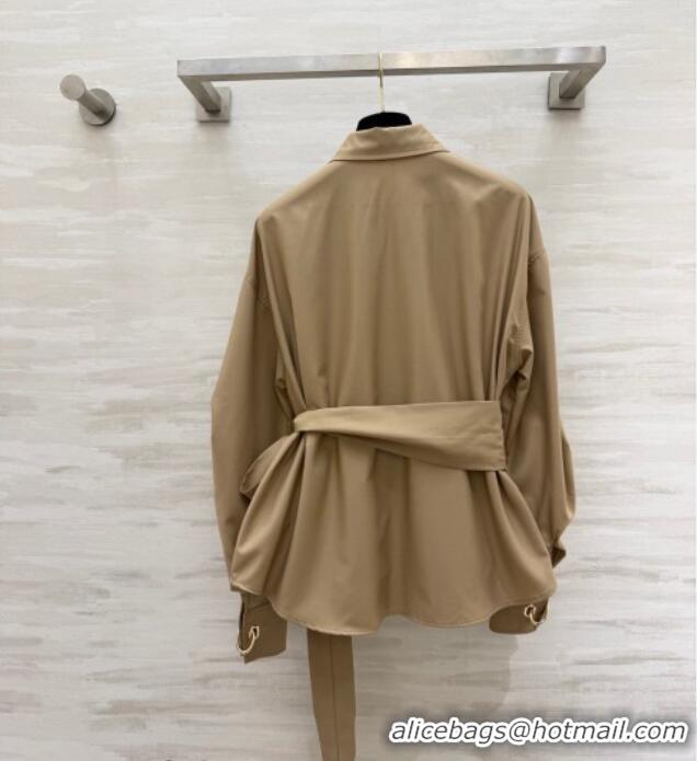 Best Price Loewe Ring Charm Shirt LW031102 Khaki 2026