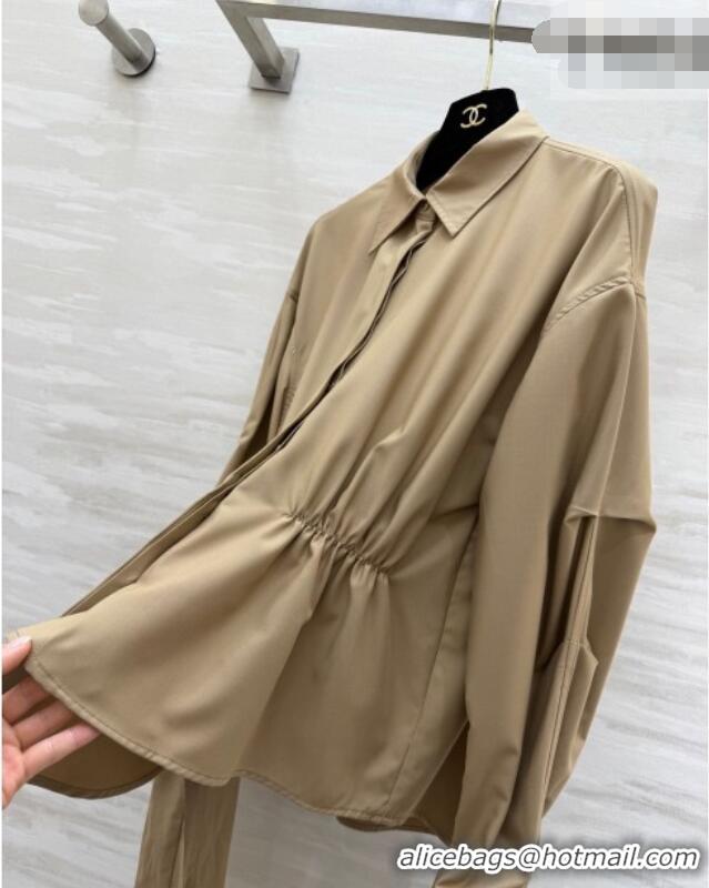 Best Price Loewe Ring Charm Shirt LW031102 Khaki 2026