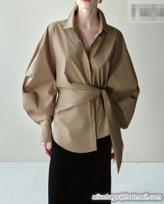 Best Price Loewe Ring Charm Shirt LW031102 Khaki 2026