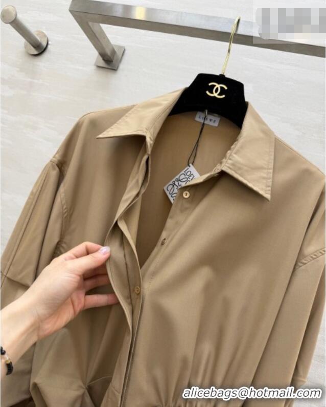 Best Price Loewe Ring Charm Shirt LW031102 Khaki 2026