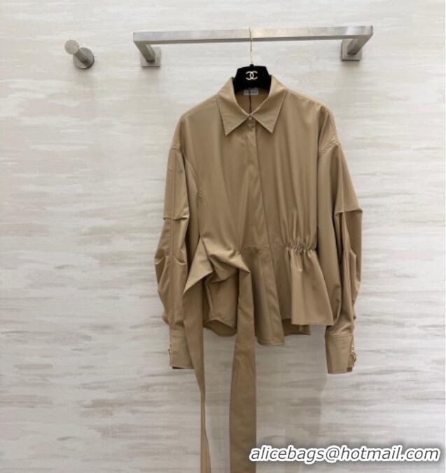 Best Price Loewe Ring Charm Shirt LW031102 Khaki 2026