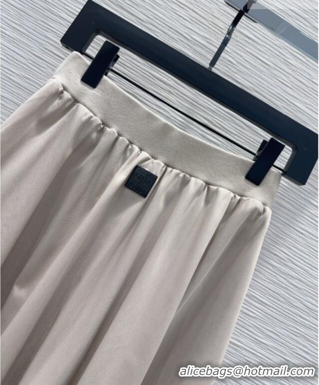 Modern Classic Loewe Skirt LW031103 Grey 2026