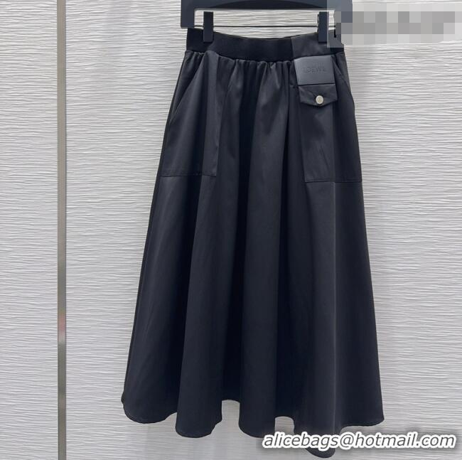 Best Grade Loewe Skirt LW031103 Black 2026