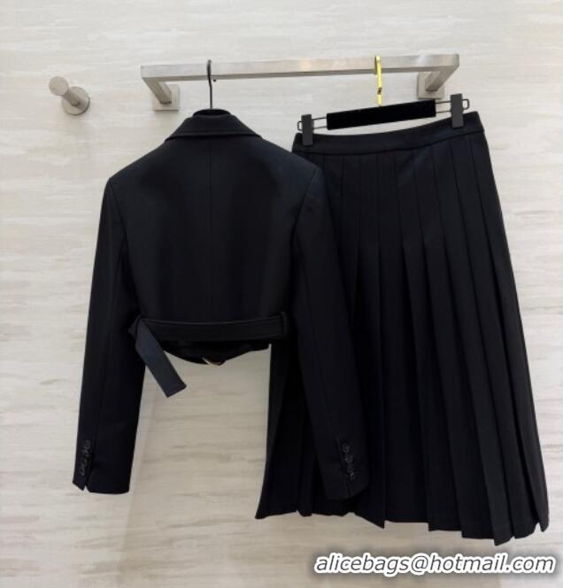 Most Popular Chloe Jacket and Skirt Set 0311 Black 2026