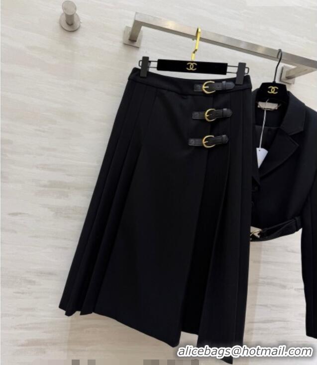 Most Popular Chloe Jacket and Skirt Set 0311 Black 2026