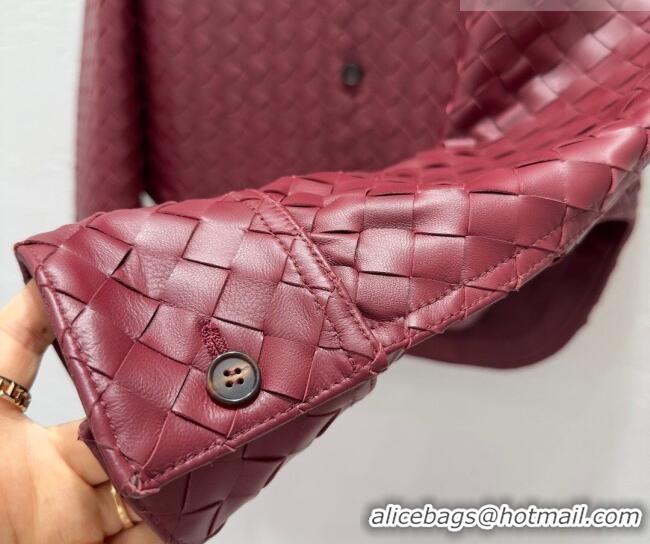 Well Crafted Bottega Veneta Woven Lambskin Leather Jacket BV031101 Red 2026