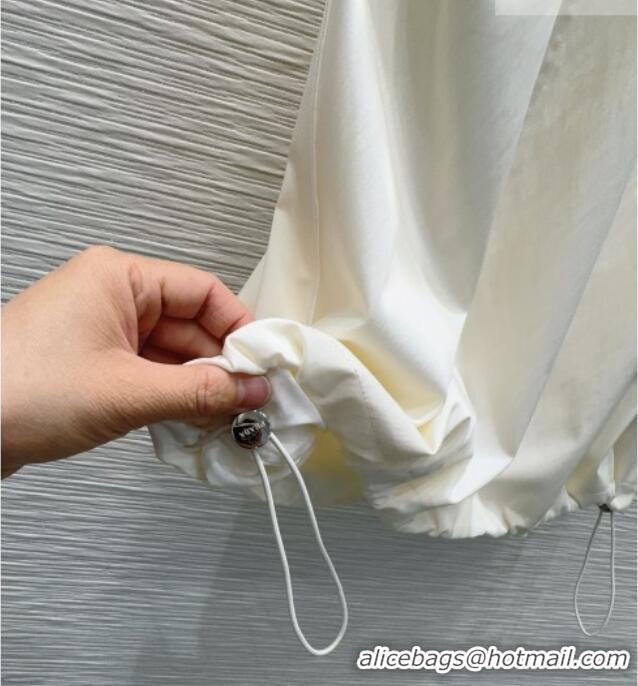 Luxury Cheap Prada Long Skirt PR031101 White 2026