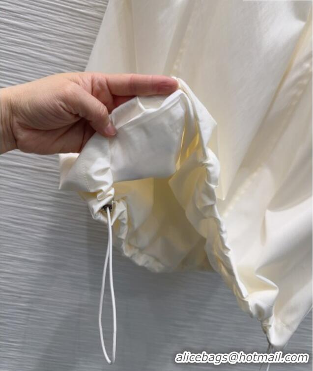 Luxury Cheap Prada Long Skirt PR031101 White 2026