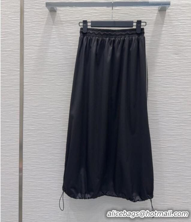 New Release Creation Prada Long Skirt PR031101 Black 2026