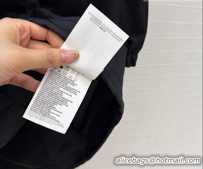 Buy Discount Prada Nylon Coat PR031102 Black 2026