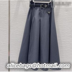 Famous Brand Prada Long Skirt PR031103 Grey 2026