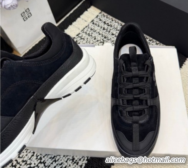 Grade Quality Chanel Calfskin Leather & Suede Sneakers G47010 Black 2026