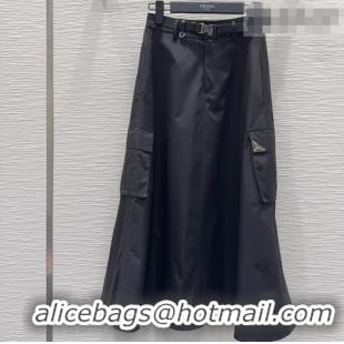 Market Sells Prada Long Skirt PR031104 Black 2026