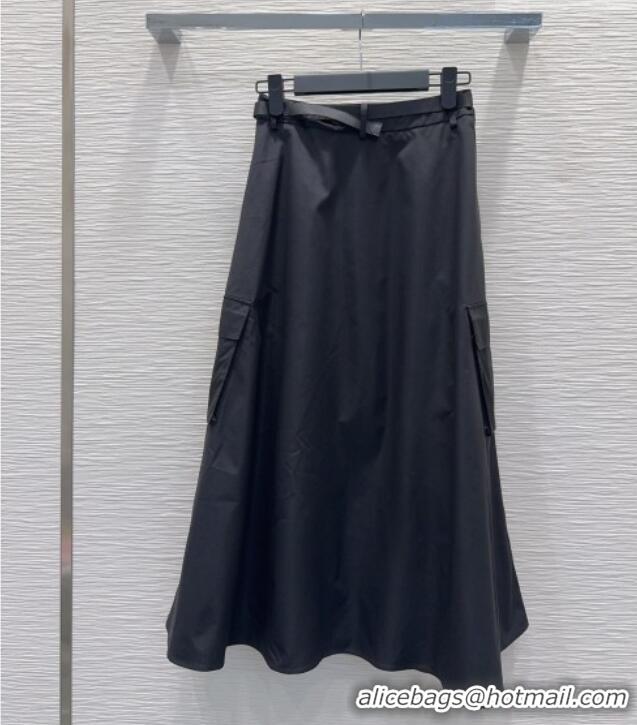 Market Sells Prada Long Skirt PR031104 Black 2026