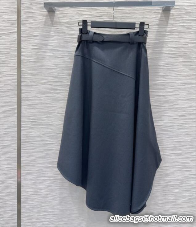 Modern Classic Prada Long Skirt PR031105 Grey 2026