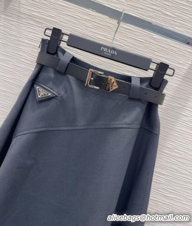 Modern Classic Prada Long Skirt PR031105 Grey 2026