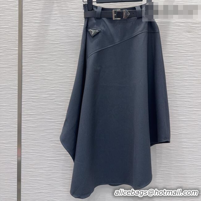 Modern Classic Prada Long Skirt PR031105 Grey 2026