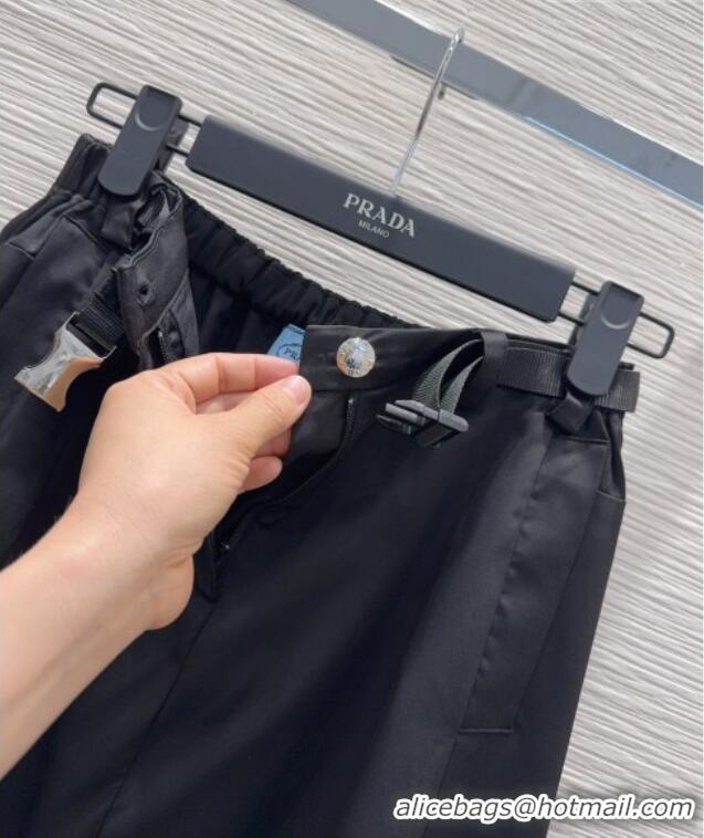 Well Crafted Prada Long Skirt PR031106 Black 2026