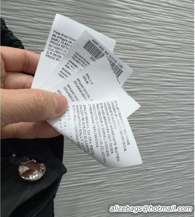 Well Crafted Prada Long Skirt PR031106 Black 2026