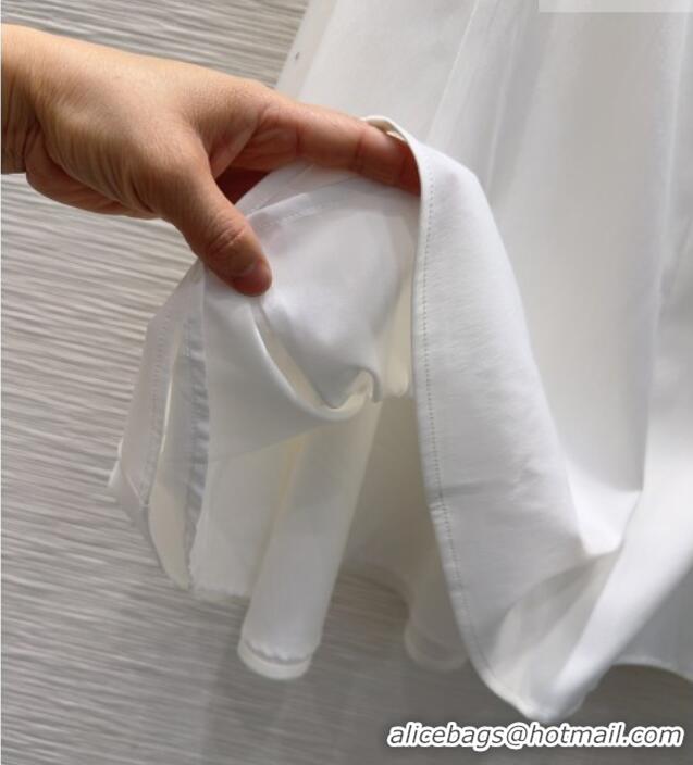 New Release Creation Prada Long Skirt PR031106 White 2026