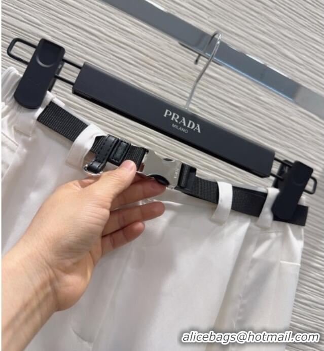 New Release Creation Prada Long Skirt PR031106 White 2026