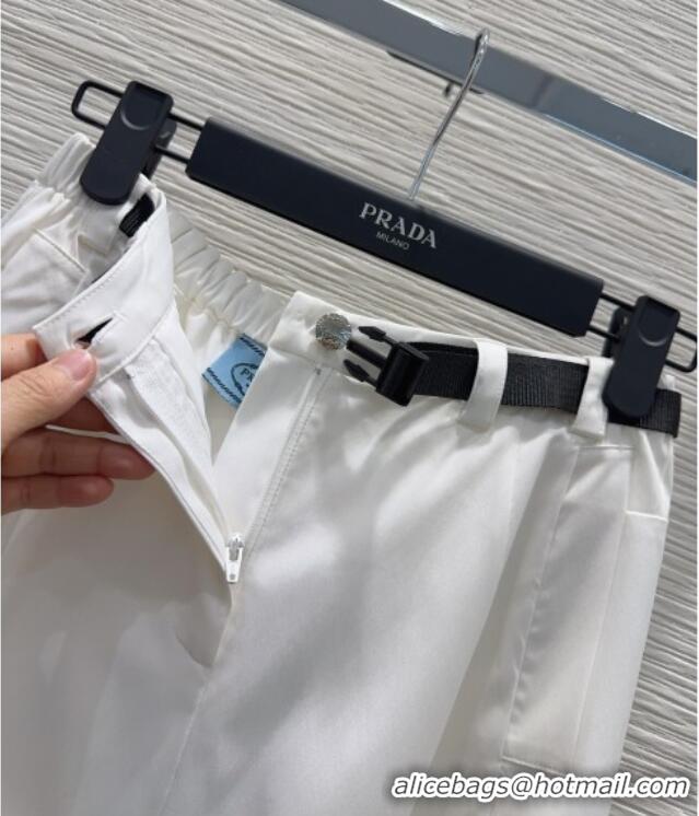 New Release Creation Prada Long Skirt PR031106 White 2026
