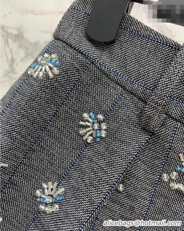 Best Price Prada Charm Shorts PR031108 Grey 2026