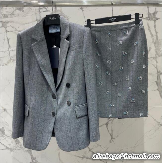 Trendy Design Prada Jacket PR031108 Dark Grey 2026