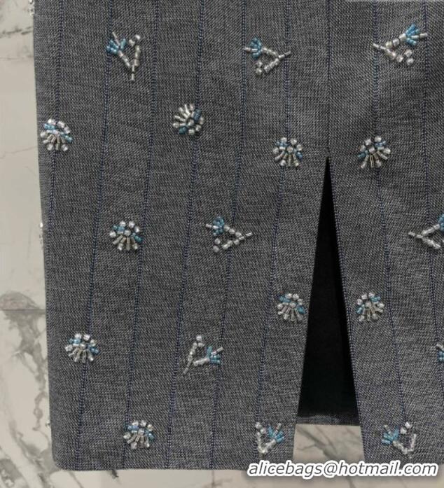 Low Cost Prada Charm Skirt PR031108 Dark Grey 2026