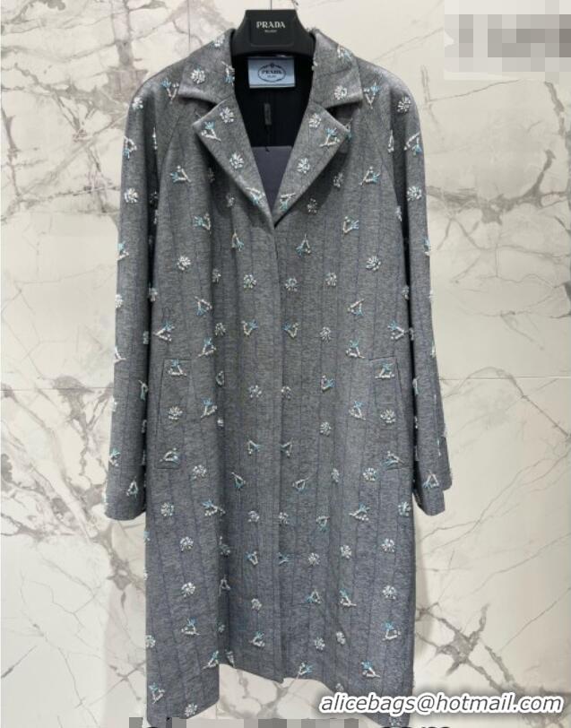 Classic Specials Prada Charm Coat PR031108 Dark Grey 2026
