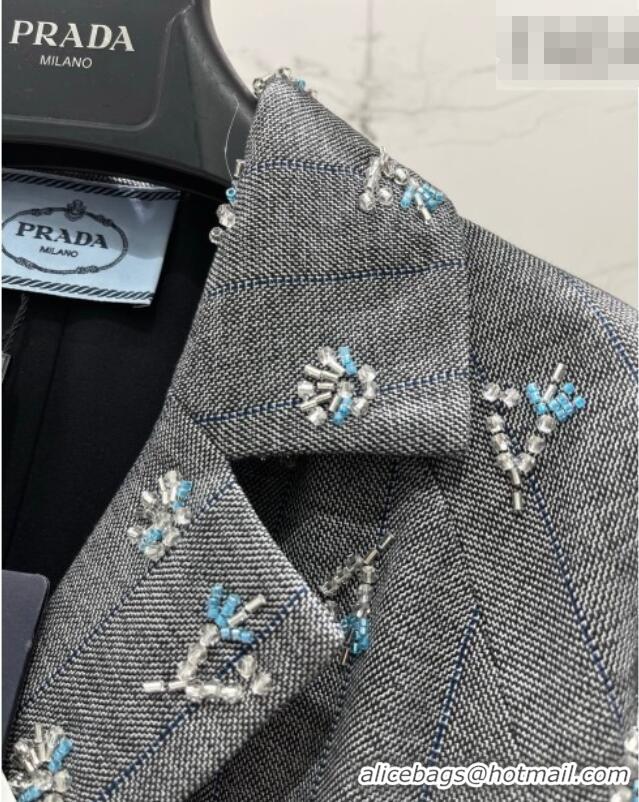 Classic Specials Prada Charm Coat PR031108 Dark Grey 2026