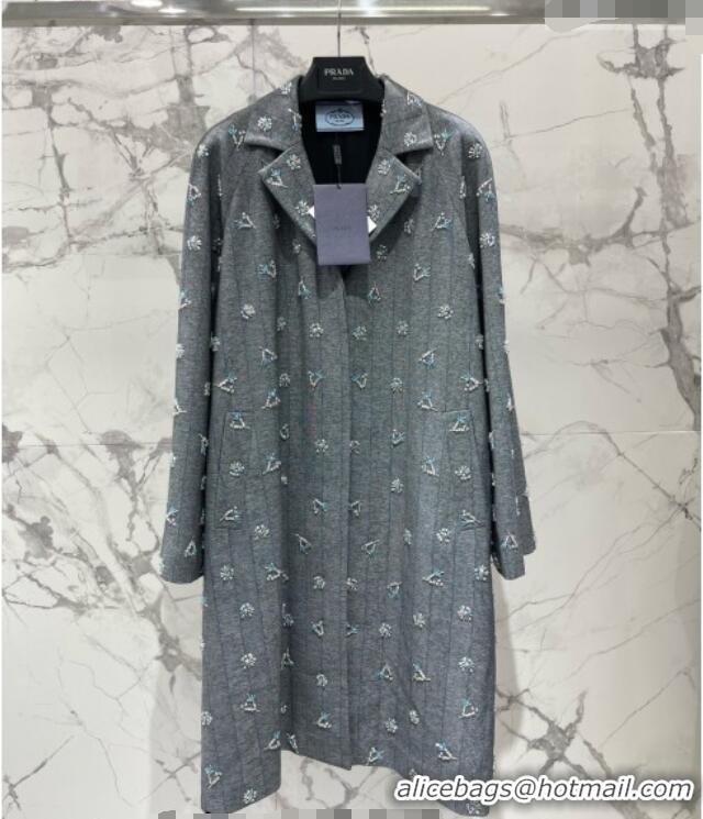Classic Specials Prada Charm Coat PR031108 Dark Grey 2026