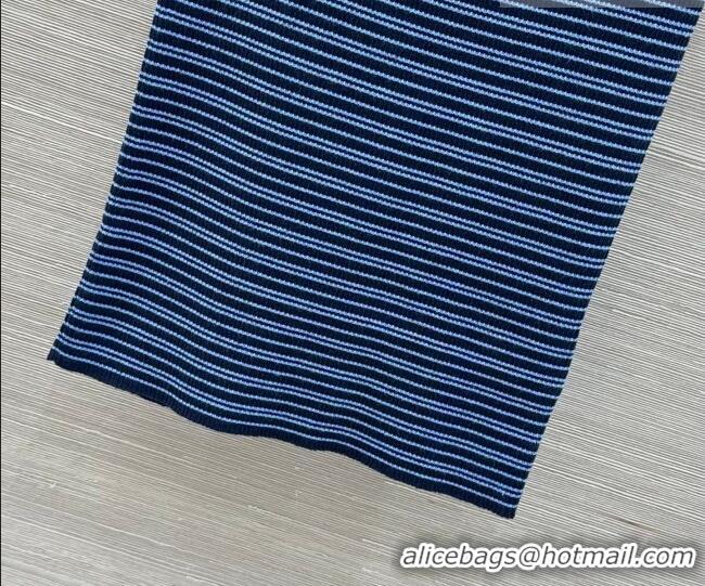 ​Top Design Prada Knit Vest PR031109 Blue 2026