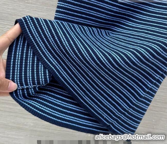 ​Top Design Prada Knit Vest PR031109 Blue 2026