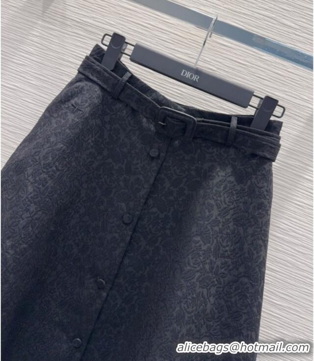 Spot Bulk Dior Long Skirt DR031102 Black 2026