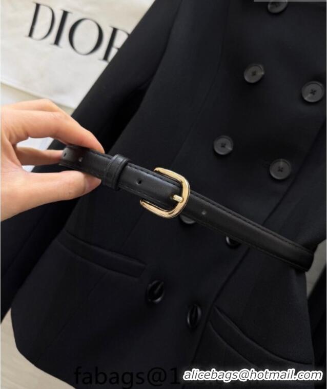 Luxury Discount Dior Jacket and Skirt Set DR031103 Black 2026