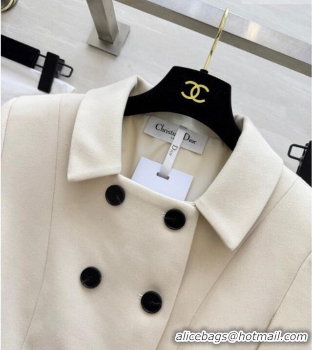 Unique Discount Dior Jacket and Skirt Set DR031103 White 2026
