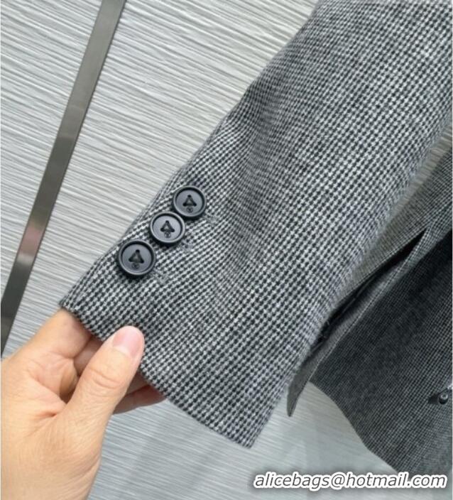 Luxury Discount Louis Vuitton Skirt and Jacket Set LV031101 Grey/Blue 2026