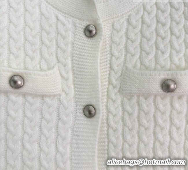 Buy Discount Chanel Knit Vest CH031110 White 2026