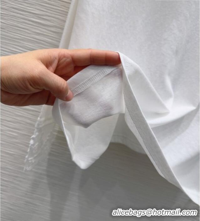 Buy Fashionable Miu Miu Cotton Shirt with Lace MM031102 White 2026