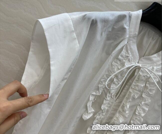 Famous Brand The Row Cotton Shirt TR031101 White 2026