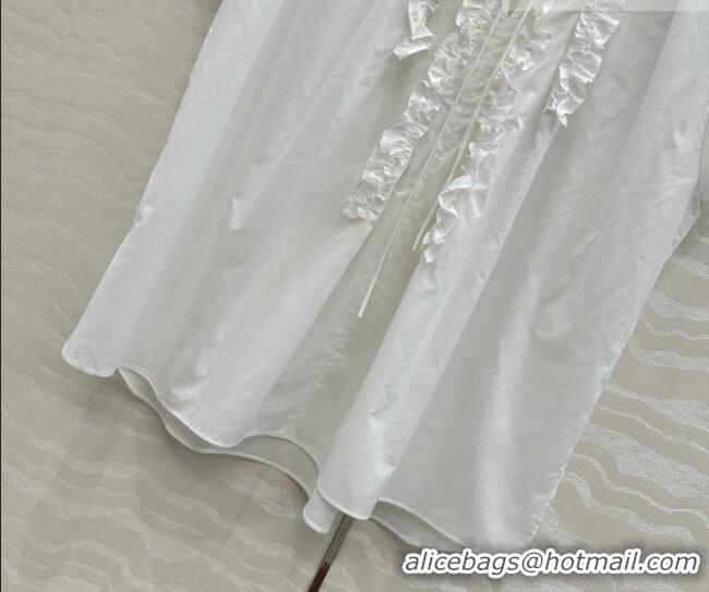 Famous Brand The Row Cotton Shirt TR031101 White 2026