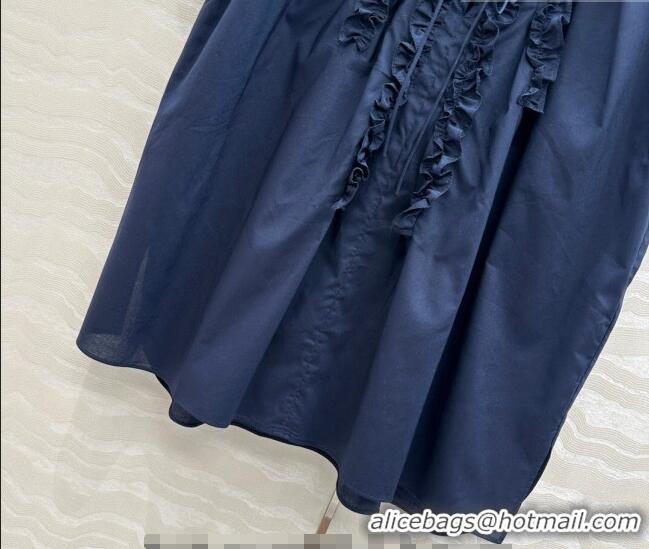 Super Quality The Row Cotton Shirt TR031101 Blue 2026